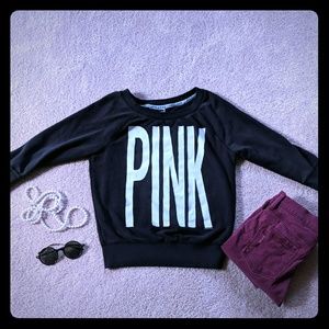 VS PINK 3/4 Crewneck